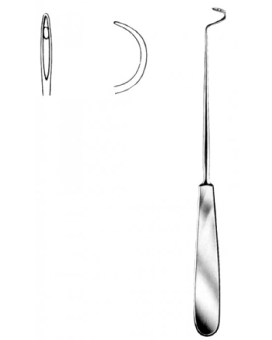 Deschamps-Standard Ligature Needles Blunt 20cm/8