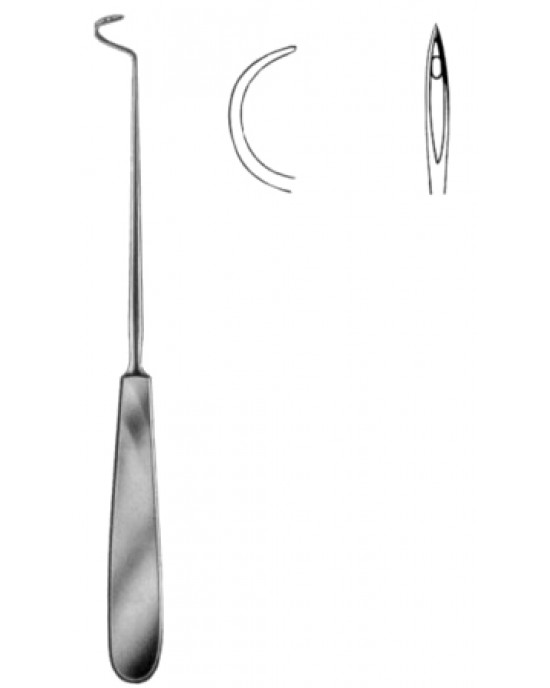 Deschamps-Standard Ligature Needles Sharp 20cm/8
