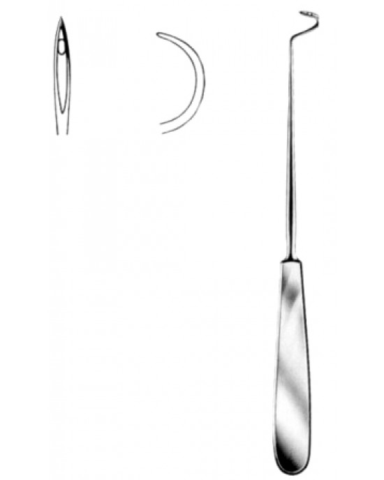 Deschamps-Standard Ligature Needles Sharp 20cm/8
