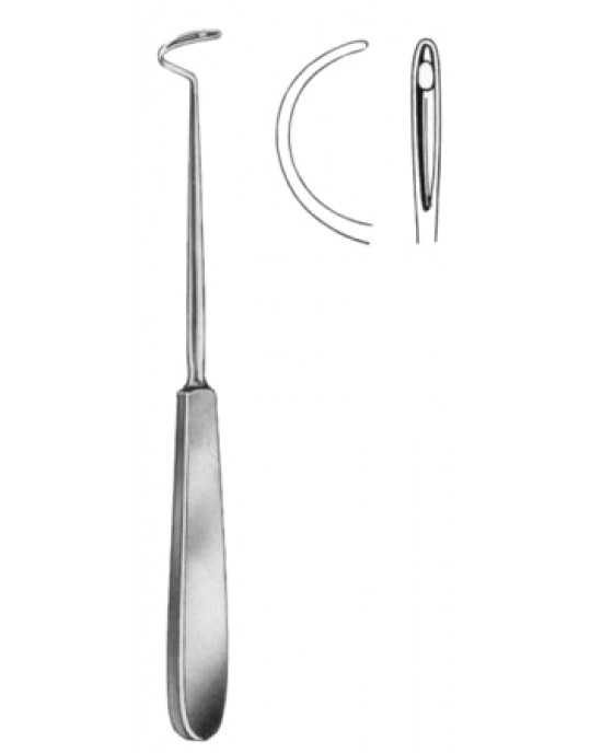 Deschamps Ligature Needles Blunt 21cm/8 1/4