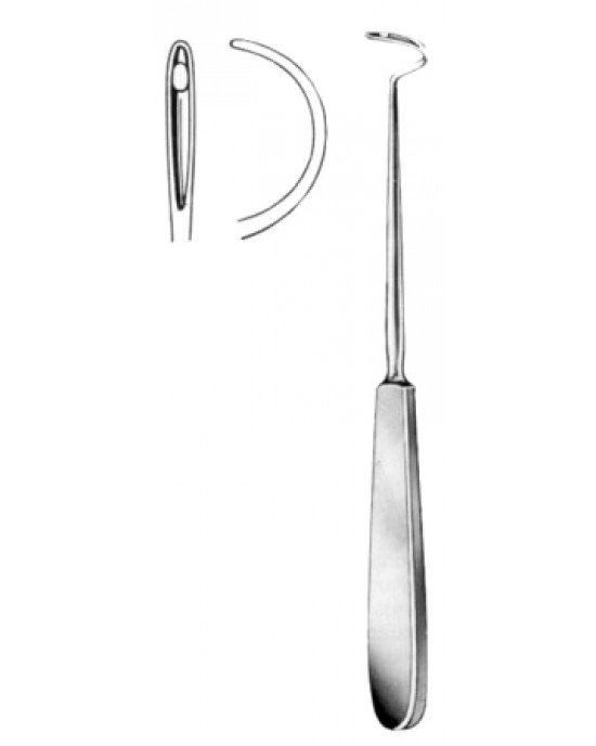 Deschamps Ligature Needles Blunt 21cm/8 1/4