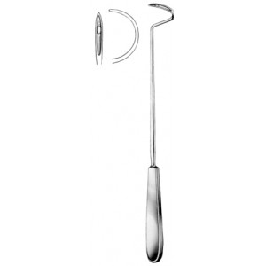 Deschamps Ligature Needles Sharp 27cm/10 1/2