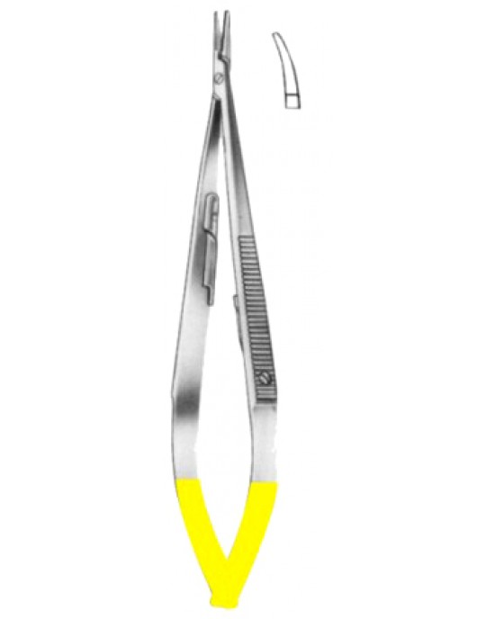 Castroviejo Micro Needle Holders Curved 14cm/5 1/2