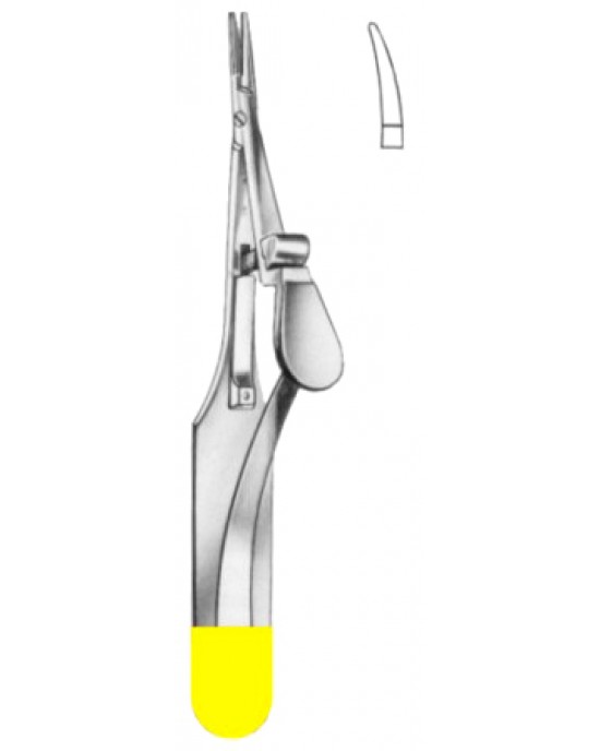 Arruga Micro Needle Holders Curved 14cm/5 1/2