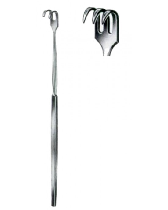 Wound Retractors Standard Sharp 3 Prongs 16cm/6 1/4