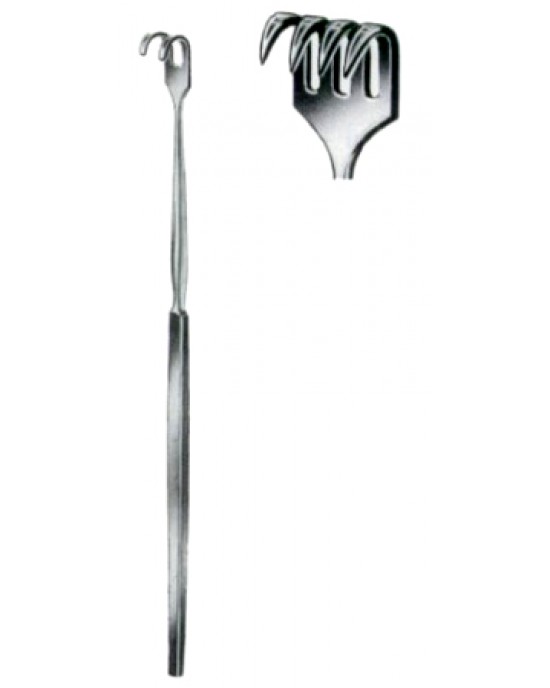 Wound Retractors Standard Sharp 4 Prongs 16cm/6 1/4