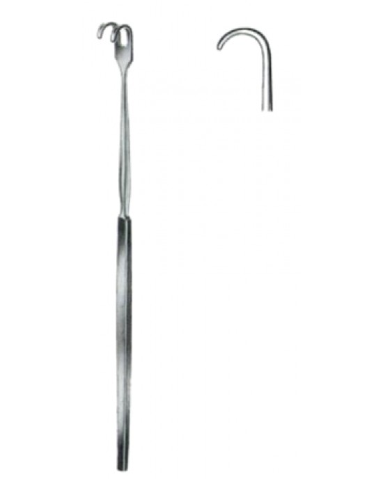 Wound Retractors Standard Blunt  1 Prong 16cm/6 1/4