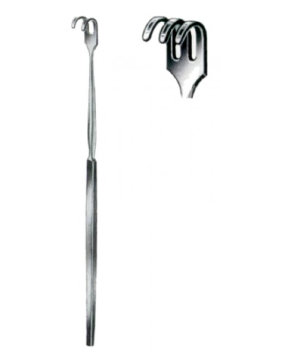 Wound Retractors Standard Blunt  3 Prongs16cm/6 1/4