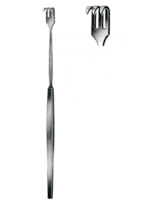 Wound Retractors Sharp 3 Prongs 16cm/6 1/4