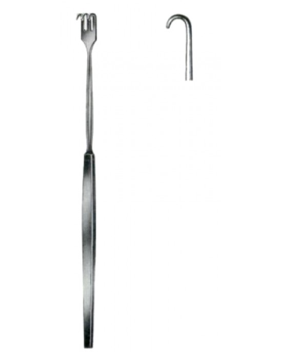 Wound Retractors Blunt  1 Prong 16cm/6 1/4