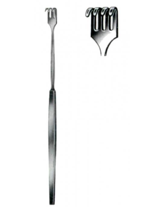 Wound Retractors Blunt  4 Prongs 16cm/6 1/4