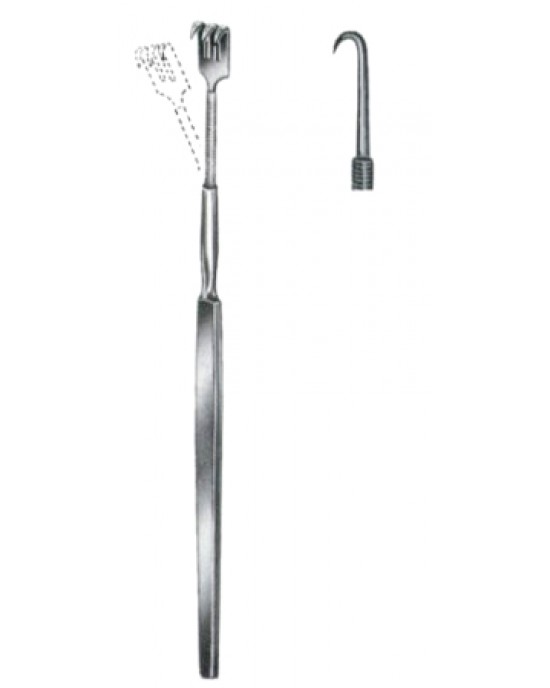 Wound Retractors Sharp 1 Prong  16cm/6 1/4