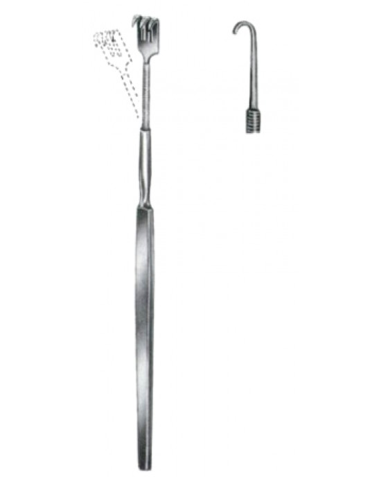 Wound Retractors Blunt 1 Prong 16cm/6 1/4