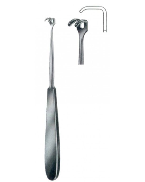 Klapp Tendon Sheath Hooks 2 Prongs 17.5cm/7