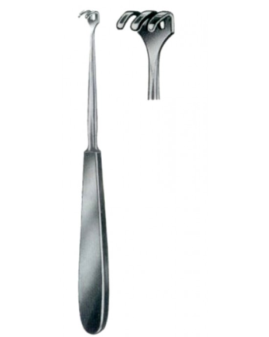 Klapp Tendon Sheath Hooks 3 Prongs 17.5cm/7