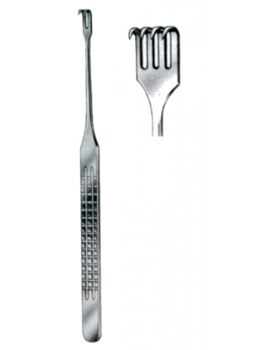 Langenbeck-Green Retractors Sharp 3 Prongs 16cm/6 1/4