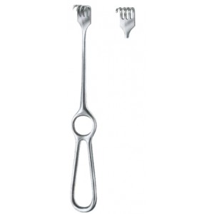 Volkmann Retractors Blunt  4 Prongs 9x19 22cm/8 3/4