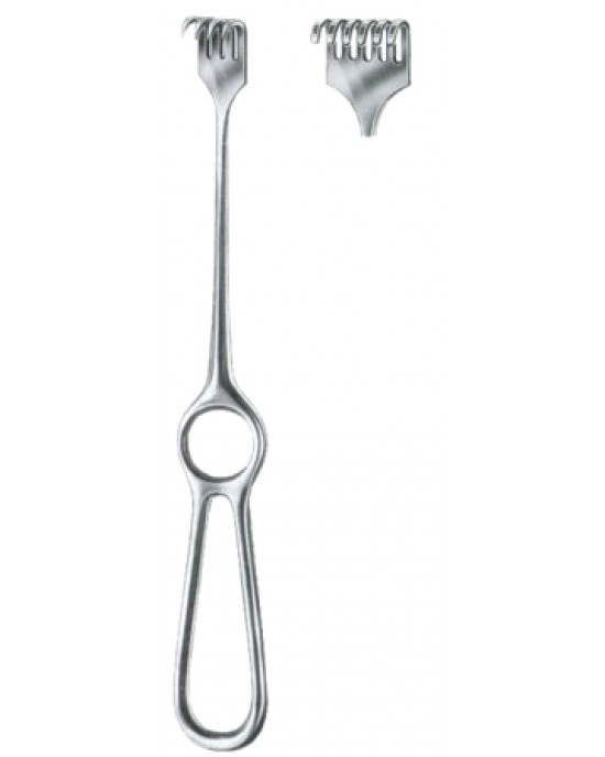 Volkmann Retractors Blunt  6 Prongs 9x29 22cm/8 3/4