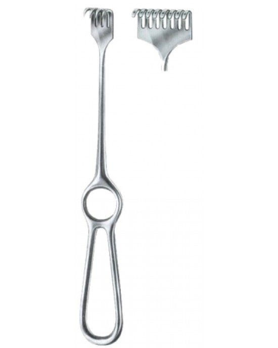 Volkmann Retractors Blunt  8 Prongs 9x40 22cm/8 3/4