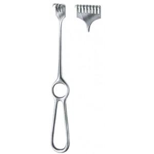 Volkmann Retractors Semi-Sharp 8 Prongs 9x40 22cm/8 3/4