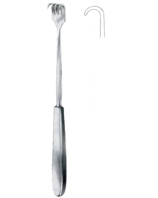 Volkmann Retractors Blunt 1 Prong 23cm/9