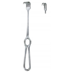 Kocher Retractors Sharp 2 Prongs 15x10mm 21.5cm/8 1/2