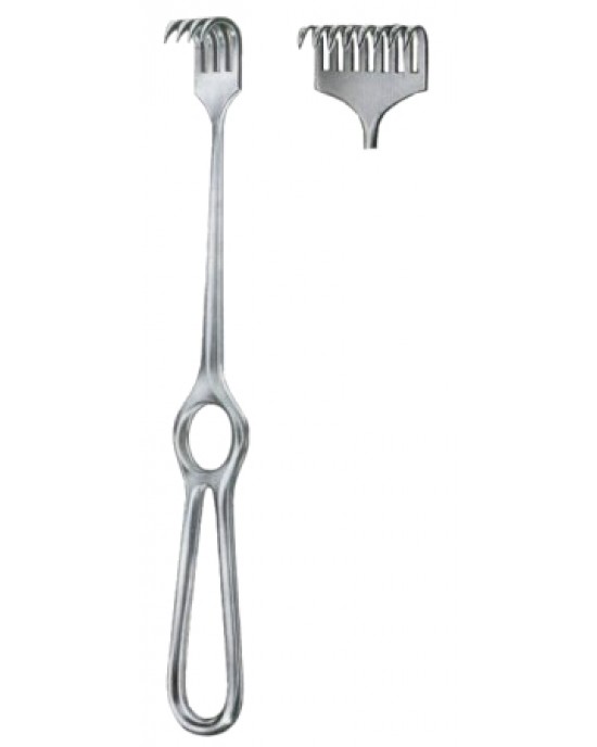 Kocher Retractors Sharp 8 Prongs 15x40mm 21.5cm/8 1/2