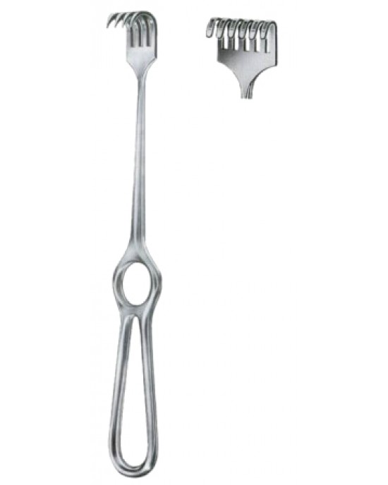 Kocher Retractors Blunt 6 Prongs 15x30mm 21.5cm/8 1/2