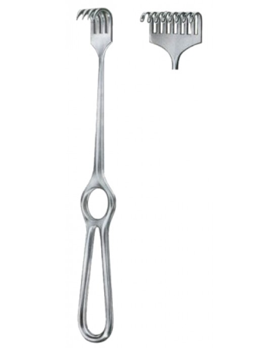 Kocher Retractors Blunt 8 Prongs 15x40mm 21.5cm/8 1/2