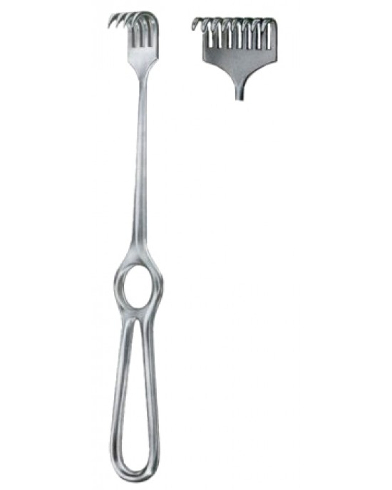 Kocher Retractors Semi-Sharp 8 Prongs 15x40mm 21.5cm/8 1/2
