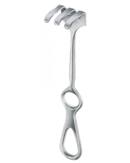 Ollier Retractors 3 Prongs 36x30mm 19.5cm/7 3/4
