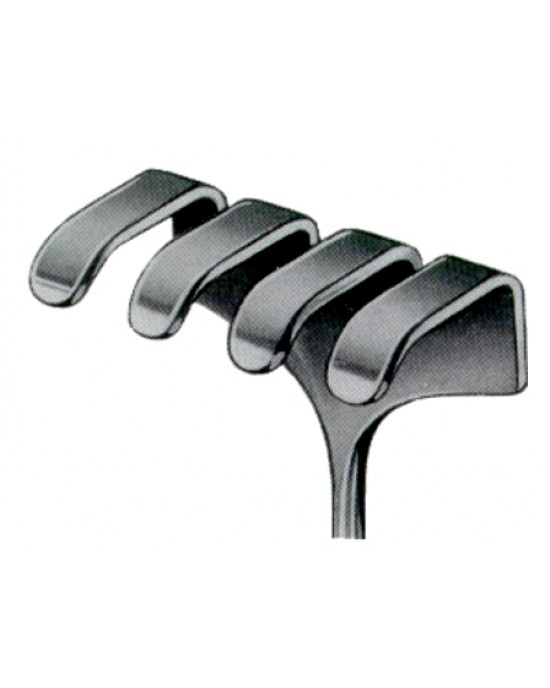 Ollier Retractors 4 Prongs 36x60mm 19.5cm/7 3/4