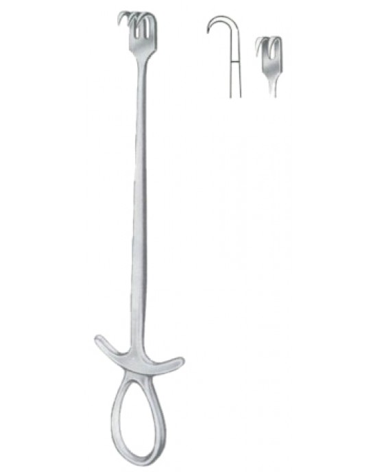 Murphy Retractors Sharp 2 Prongs  22.5cm/9