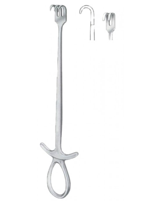 Murphy Retractors Blunt 2 Prongs 22.5cm/9