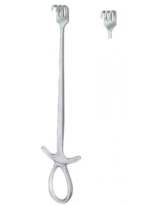 Murphy Retractors Blunt 3 Prongs 22.5cm/9