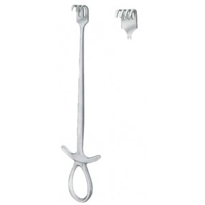 Murphy Retractors Blunt 4 Prongs 22.5cm/9