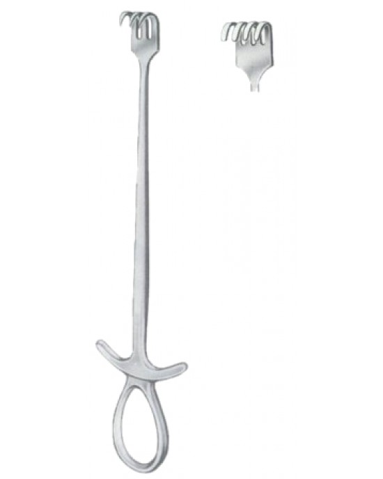 Murphy Retractors Blunt 4 Prongs 22.5cm/9