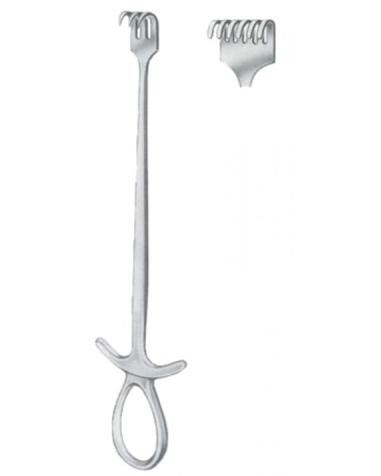 Murphy Retractors Blunt 6 Prongs 22.5cm/9