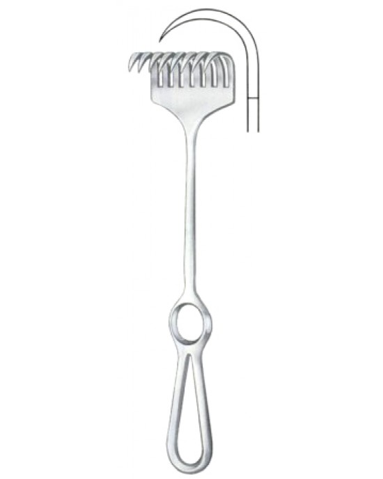 Koerte Retractors Sharp 8 Prongs 25cm/10