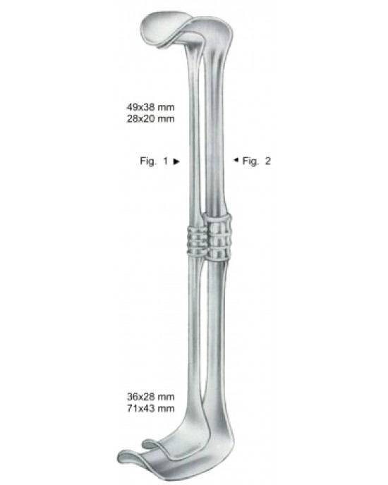 Richardson-Eastman Retractors 28x20mm 26cm/10 1/4