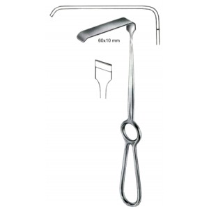 Kirsch Retractors for Maxillofacial Surgery 60x10mm 20cm/8