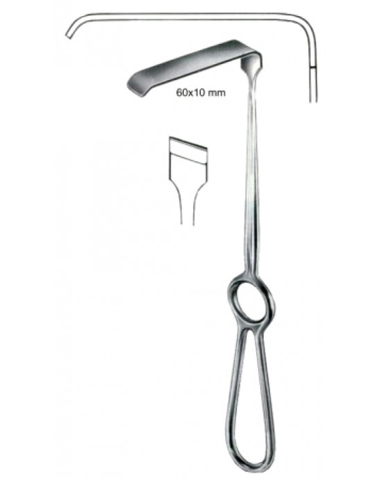Kirsch Retractors for Maxillofacial Surgery 60x10mm 20cm/8