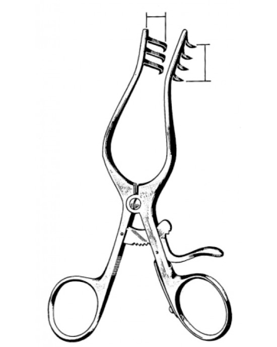 Weitlaner-Wullstein Retractors Sharp 14cm/4 1/2
