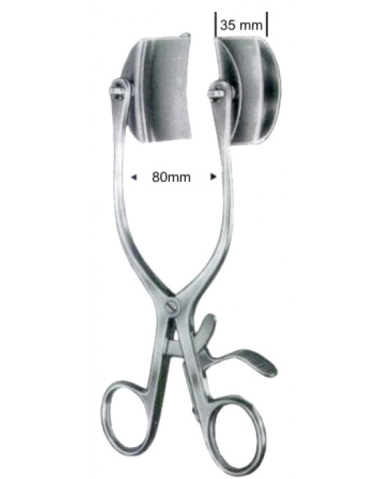 Baby-Collin Abdominal Retractors Complete with Lateral Blades