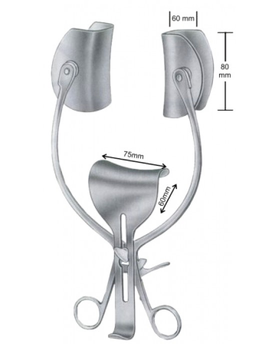 Collin Abdominal Retractors Complete 26cm/10 1/2