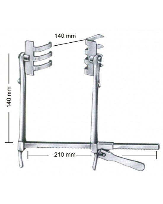 Scoville-Richter Retractors 14cm/5 1/2