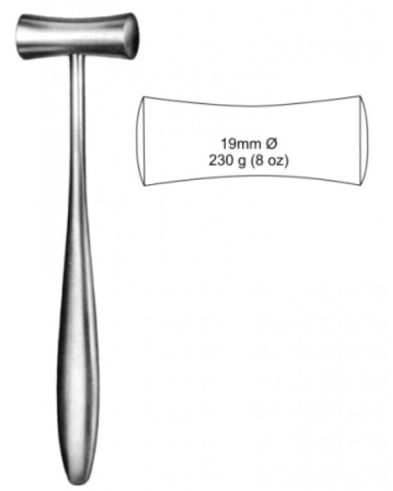 Lucae Bone Mallet dia 19mm, 230g