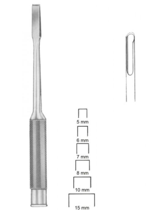 Cloward Bone Gouges 15mm 24cm/9 1/2