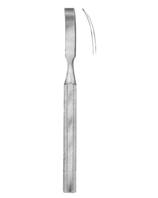 Hoke Bone Chisels Curved 2mm 14cm/5 1/2