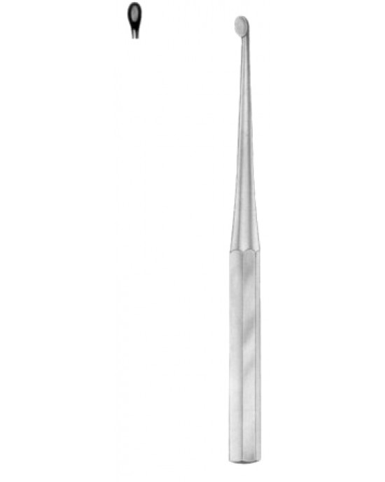 Bruns Bone Curettes 23cm/9